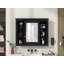 Armoire de rangement murale de salle de bain 35 po x 28 po, armoire à pharmacie, armoire murale moderne avec miroir, armoire à miroir avec 6 tablettes ouvertes (meuble-lavabo non inclus)