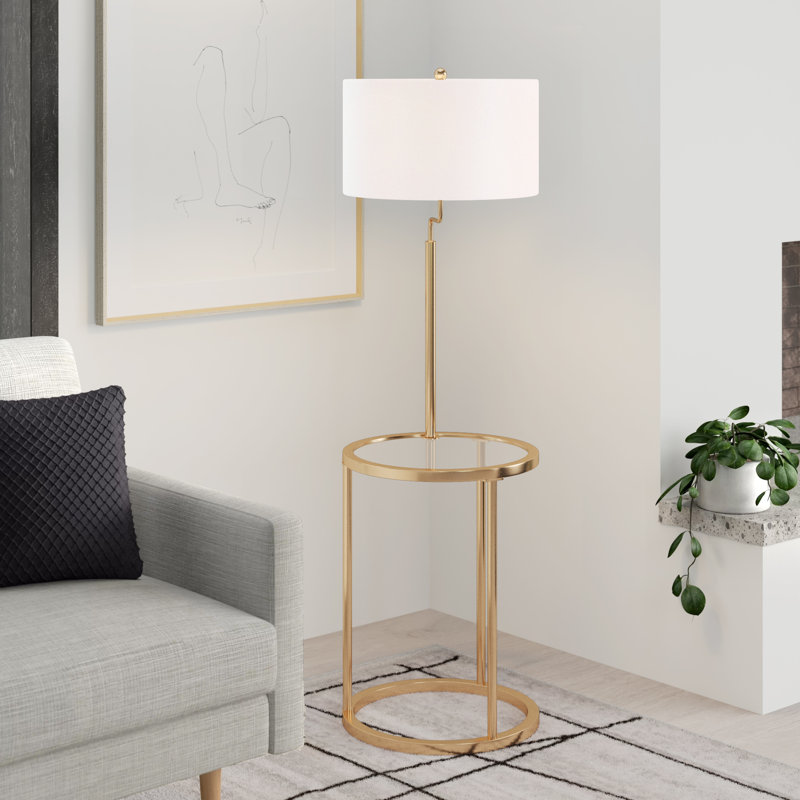 Lampe sur pied avec table de 57 po Christfriede