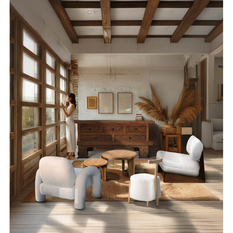 Addysan Solid Wood End Table