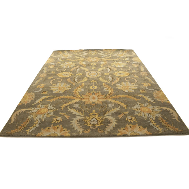 Tapis oriental moderne brun clair 8X11
