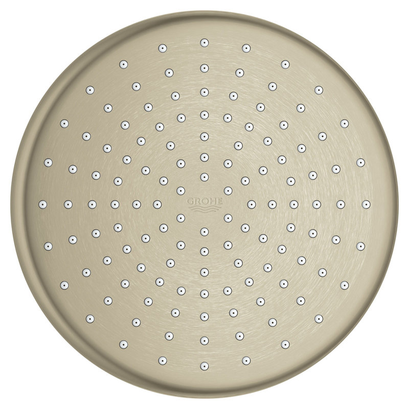 Pomme de douche fixe Tempesta® 1,8 GPM, Nickel brossé Infinity