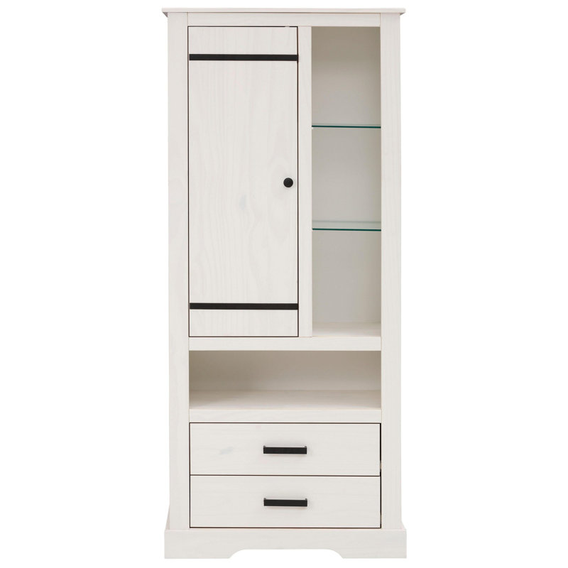 Brecksville Dining Hutch Welsh Dresser, White Lacquer