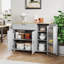 Wood Kitchen Island-1126771675