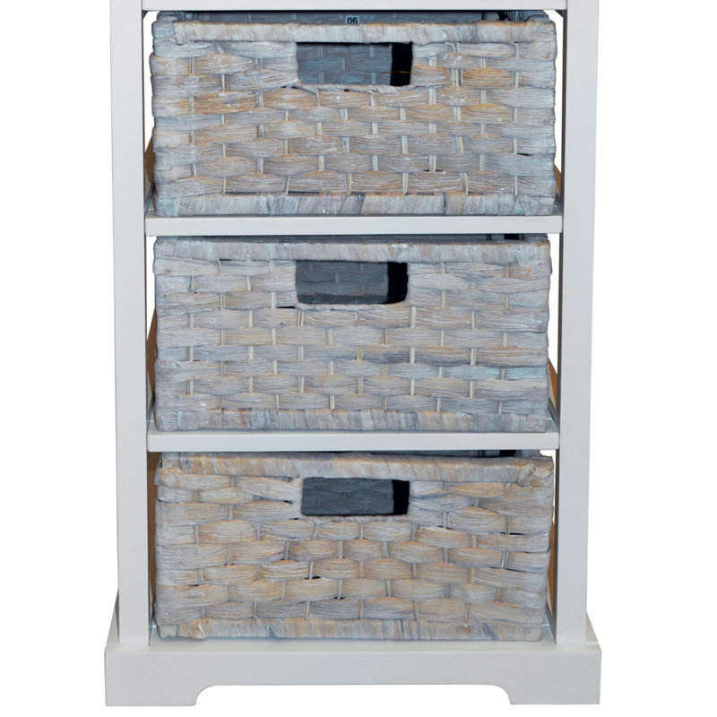 Freestanding Bathroom Shelves, White