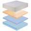 Matelas moyen en mousse de latex 11 po-5839995