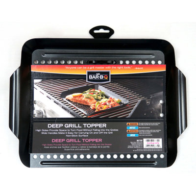 Steel Non-Stick BBQ Topper