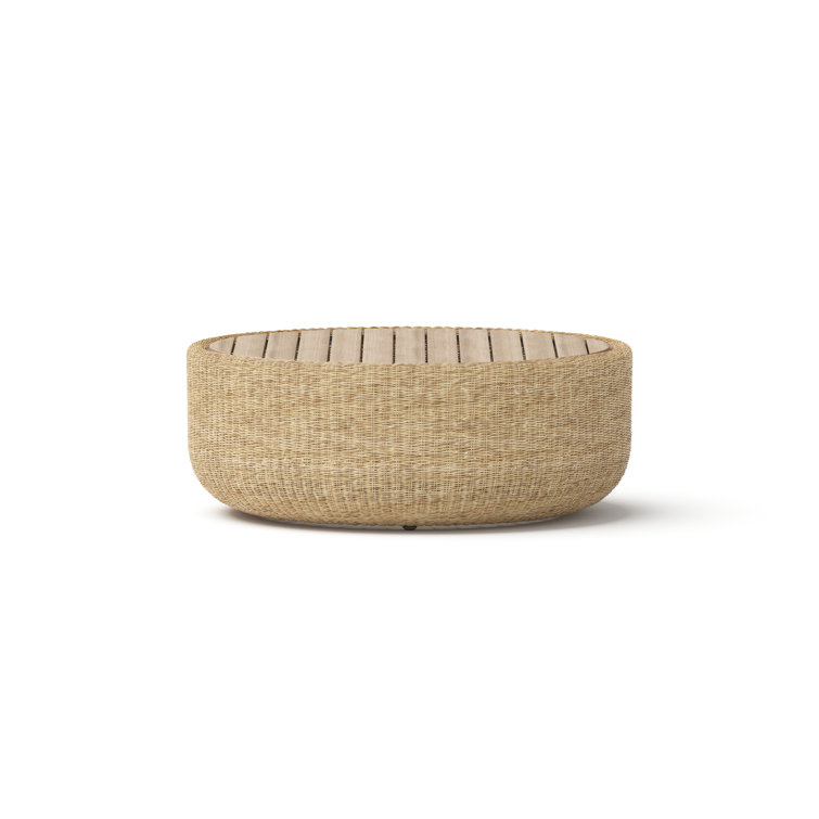 Baylor Round Coffee Table With Flat Top