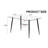 Bartlesville Metal Base Dining Table-301346552-274350823