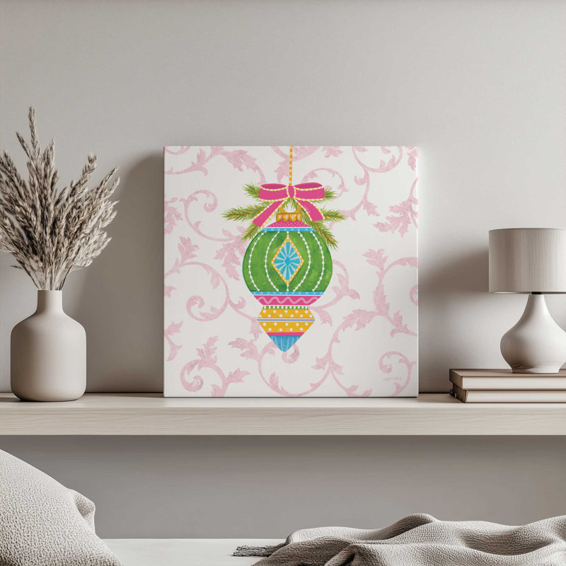 Impression sur toile «Razzle Dazzle Ornament I» par Annie Lapoint, H 30 po x l 30 po, Wrapped Canvas, Ne s’applique pas