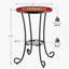Table d'appoint de patio avec tablette Fenske-1618583321