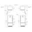 Refrigerator 36" Built-In Bottom Mount With Ice Maker Door, Stainless Steel-2046293637