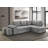 Modern Sleeper Sectional Sofa with Hidden Storage and Stool Seating