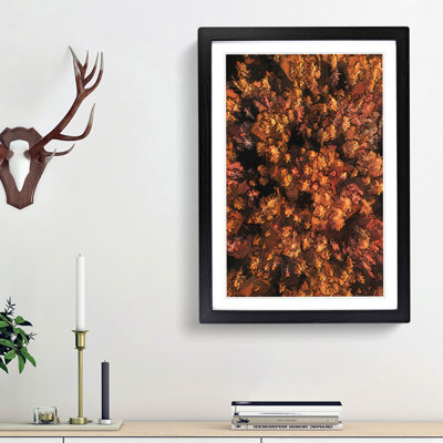 Autumn Forest in Bloom in Abstract - Picture Frame Graphic Art Print