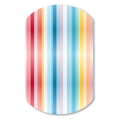 Lobsien - Stripped Irregular Wall Art - Cylinder Shape