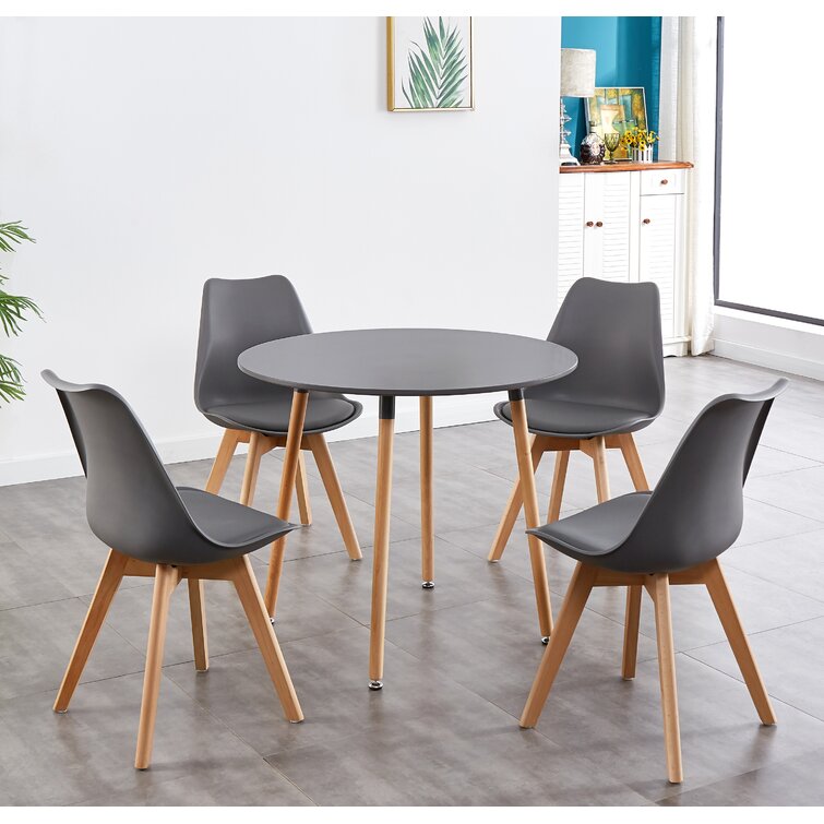 Hykkon Cassian 4 - Person Dining Set & Reviews | Wayfair.co.uk