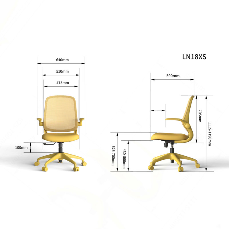 Ergonomic Colorful Office Chair 350LBS Home Office Mesh Breathable High Back, With Adjustable Lumbar Support Computer Chair, Integrated Molded Foam Seat Cushion, Fireproof
