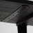 Ash wood dining table home black rectangular-106782259