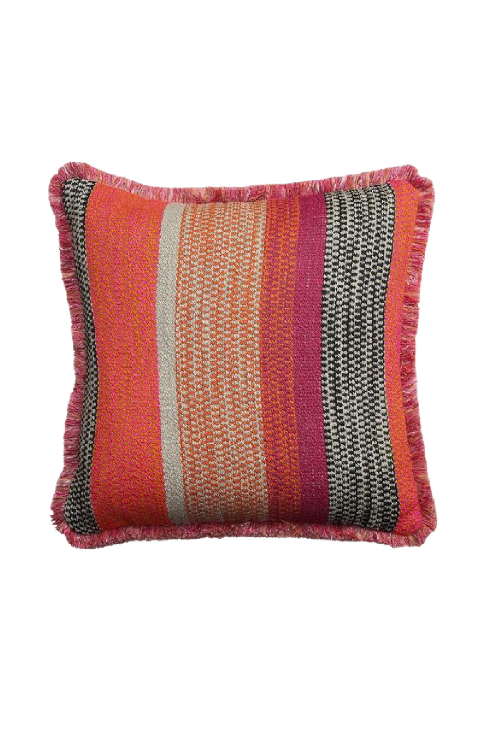 Andrew Martin Llama Striped Feather Reversible Throw Pillow | Wayfair