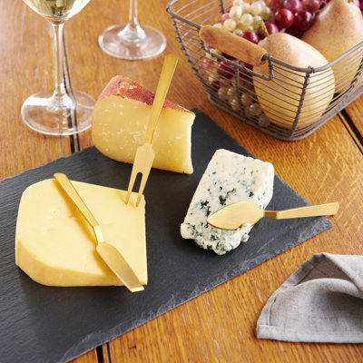 Twine Gold Cheese Knife Set, Set Of 1, Twine