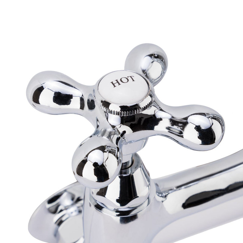 Chevington Kitchen Faucet with Side Spray, Chrome