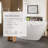 Opalo 59'' x 30'' Soaking Acrylic Bathtub