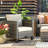Wicker Outdoor Lounge Chair-345087155