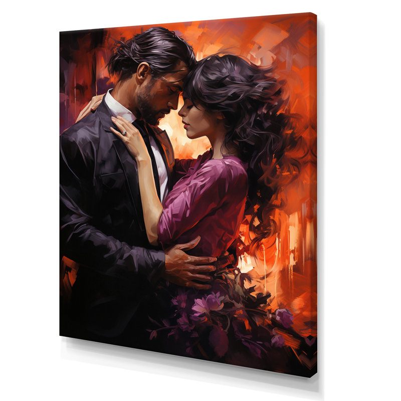 Musique de yuuka passion passion intense II, H 32 po x l 16 po x P 1 po, Toile tendue