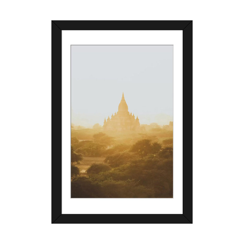 « bagan, myanmar iii » par luke anthony gram, reproduction d’impression sur toile tendue, H 24 po x l 16 po x P 1 po, Blanc