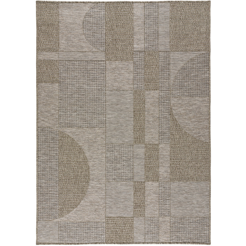 Jasmyn Geometric Shapes Flatweave Indoor / Outdoor Area Rug, Rectangle 190 x 290cm