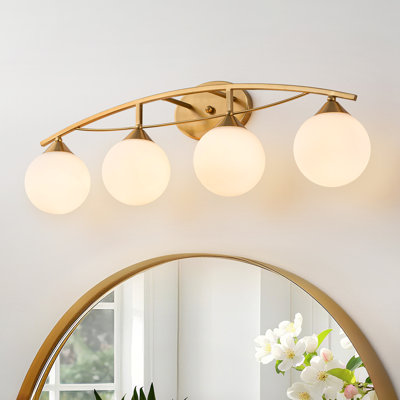 Kaynen Dimmable Opal Glass Vanity Light
