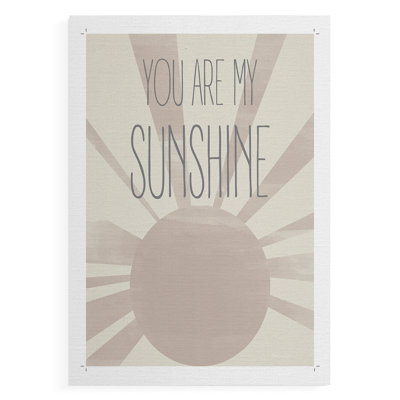 Sunshine -Canvas Print Only - NOT FRAMED