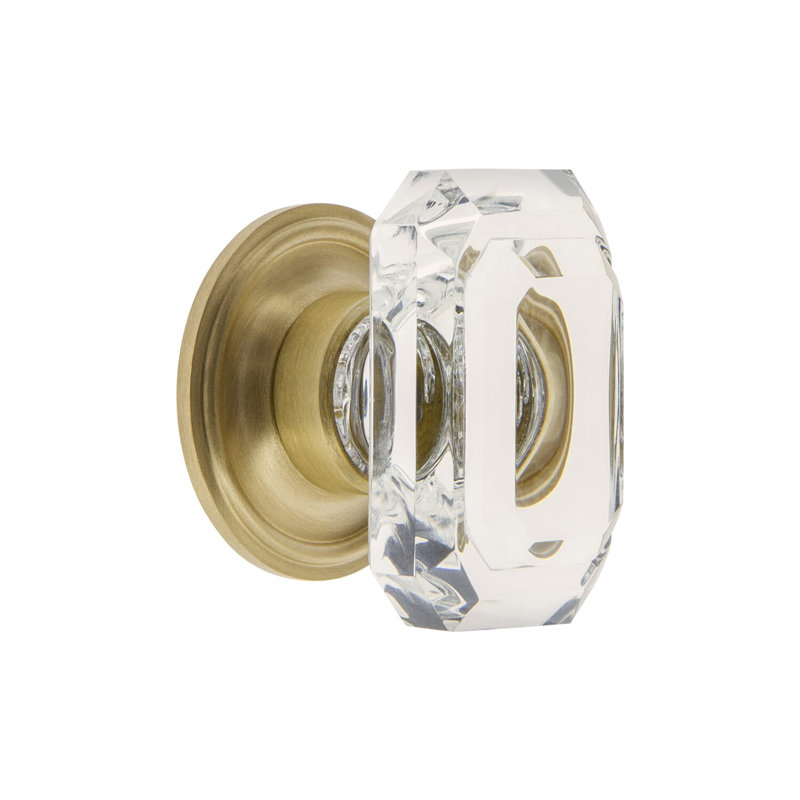 Baguette Cabinet Knob, Satin Brass