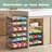 2 Pack Adjustable Can Rack Organizer, Stackable Can Storage for Kitchen Pantry Cabinet, 3-Tier Can Holders for Food, Multifunctional Can Dispenser for Snacks Soda