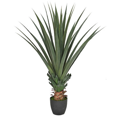 Agave artificiel en pot