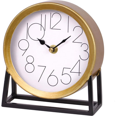 Modern Golden Clock Stand