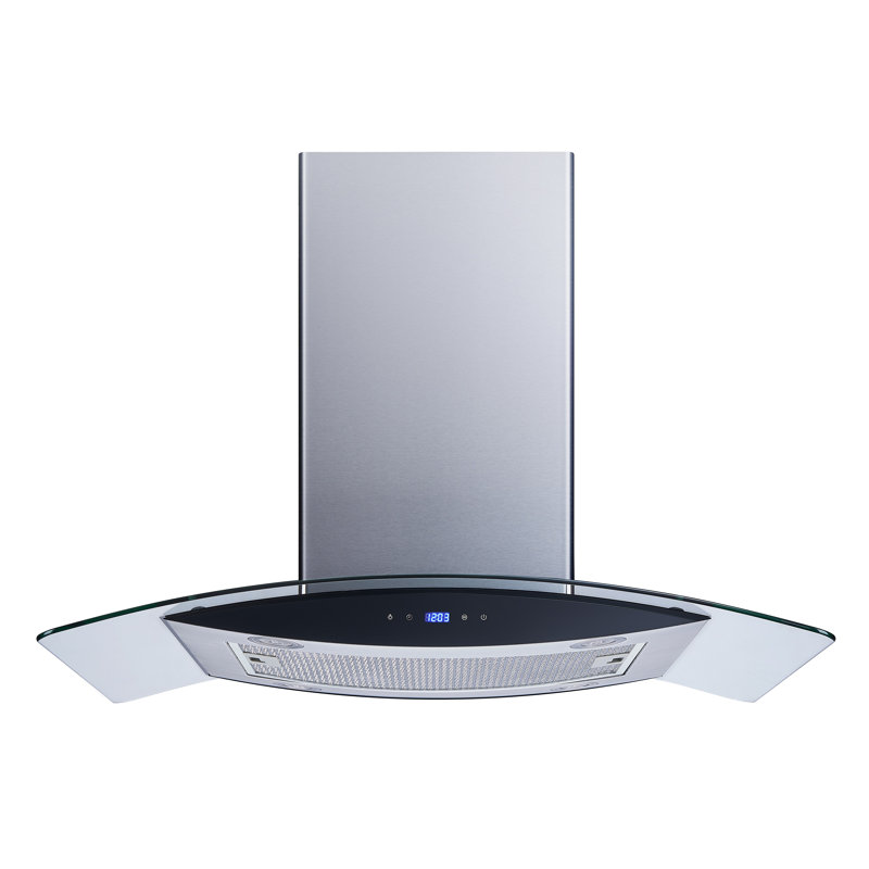 Hotte pour îlot de cuisine 36 pouces 600 CFM en acier inoxydable