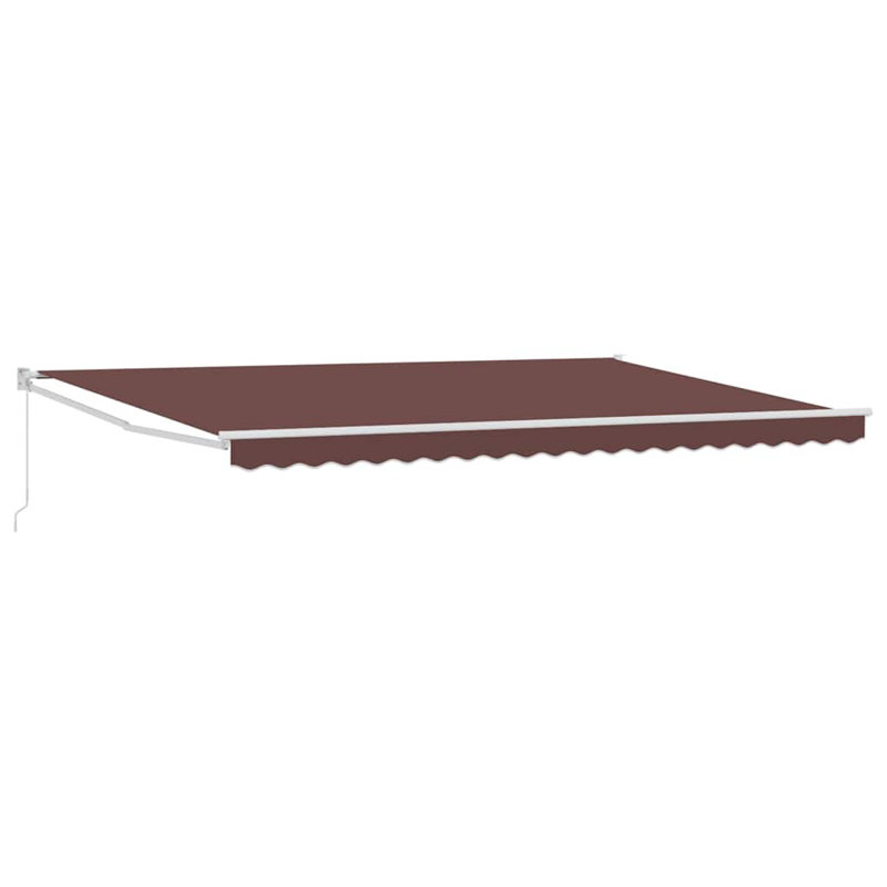 VidaXL 500cm W x 300cm D Polyester Cover Retractable Patio Awning