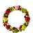 Handmade Hand Felted Wool Wreath - Multicolor Ball - 14"