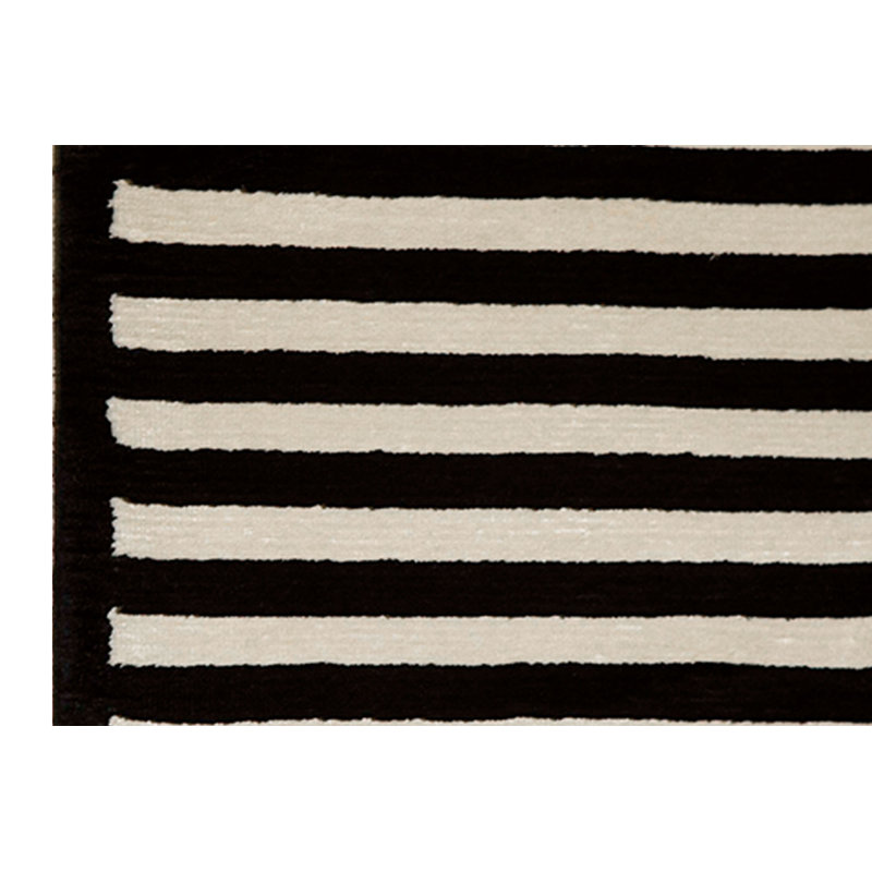 Wool Striped Area Rug