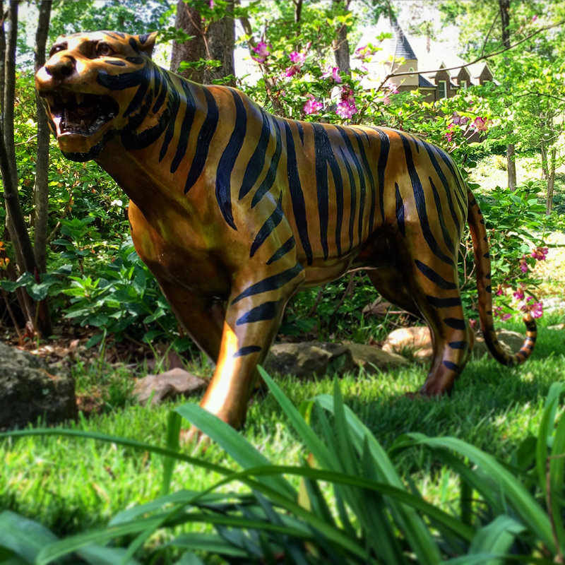 Tiger Metal Garden Statue