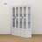 79" H Curio Cabinet With Lights & 8 Drawers