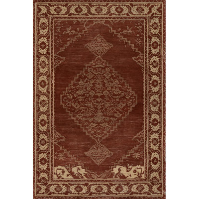 Quenl Vintage Handmade Wool Rug