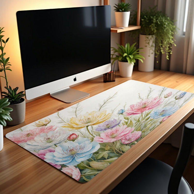 Polyester Desk Pad, 31.5x15.5