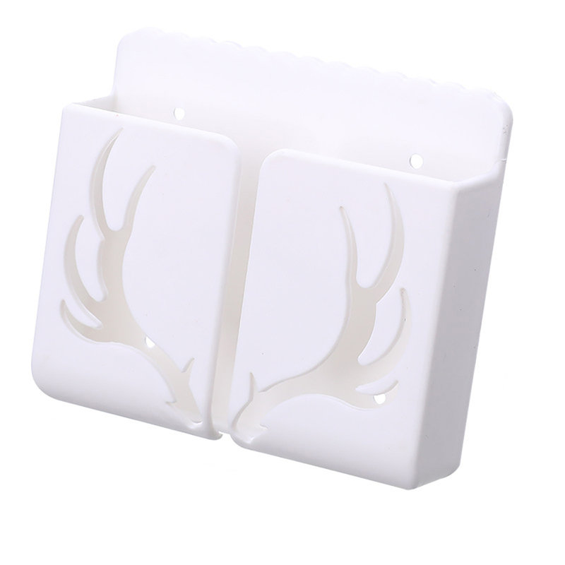 Boîte de rangement murale pour téléphone portable, Blanc