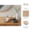 Bols décoratifs en bois en forme de cœur pour décoration intérieure moderne - Bols décoratifs élégants pour table basse, salon ou chambre à coucher - ensemble de 2, 10 po, 9 po-1106796203