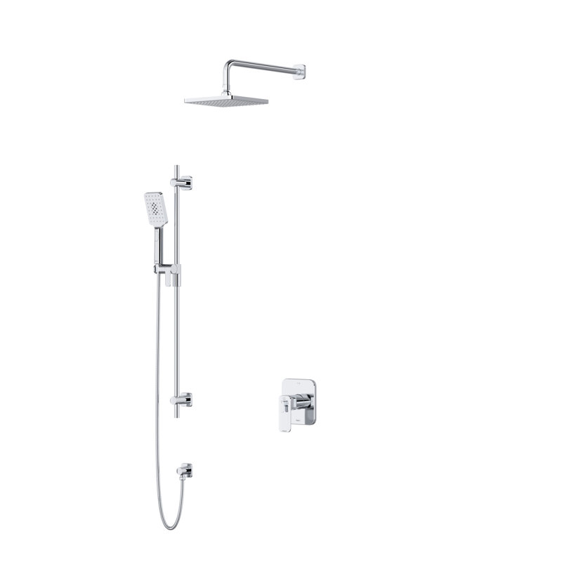 Garniture de douche 323, Chrome