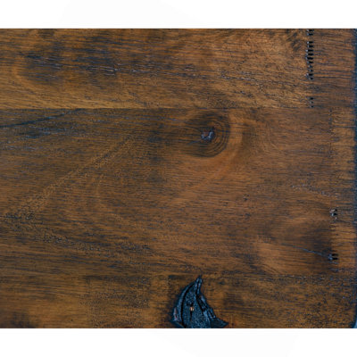 Lit plateforme Eastern King avec pied de lit, rangement, tête de lit traîneau, finition marron, meuble de chambre 1 pièce