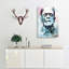 Frankenstein in Abstract - Wrapped Canvas-55316794