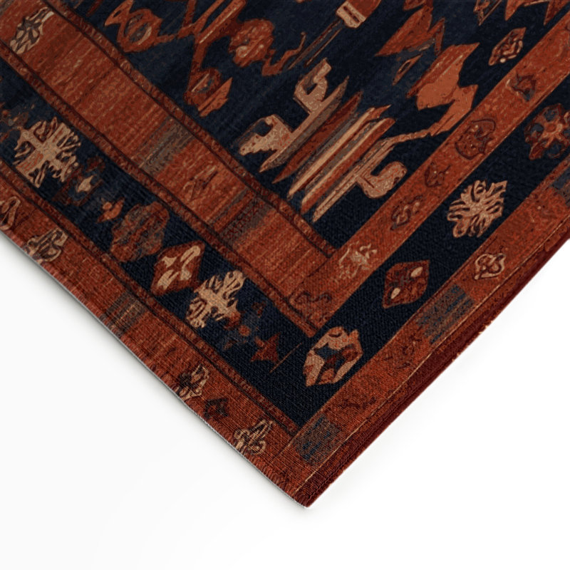 Tapis turc intérieur et extérieur brun, Rectangle 9 pi x 12 pi