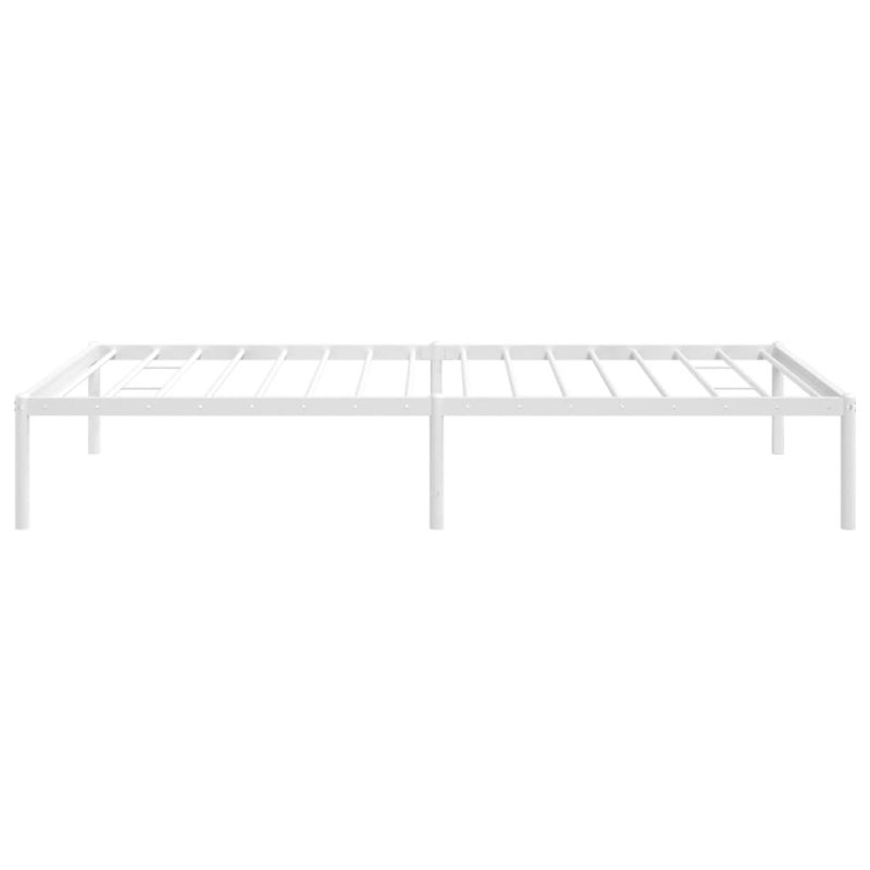 Marlton Metal Bed Frame, Heavy-Duty, No Mattress, Extra Long Twin, White